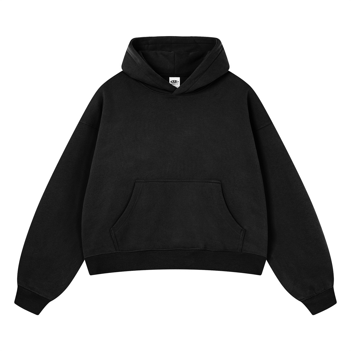 GorgeousBen Men's 355G Fleece Hoodie, Boxy Cropped Streetwear Pullover, Fall Casual, S-XXL