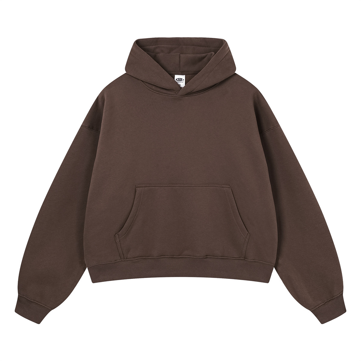 GorgeousBen Men's 355G Fleece Hoodie, Boxy Cropped Streetwear Pullover, Fall Casual, S-XXL