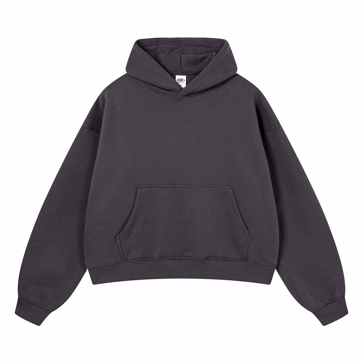 GorgeousBen Men's 355G Fleece Hoodie, Boxy Cropped Streetwear Pullover, Fall Casual, S-XXL