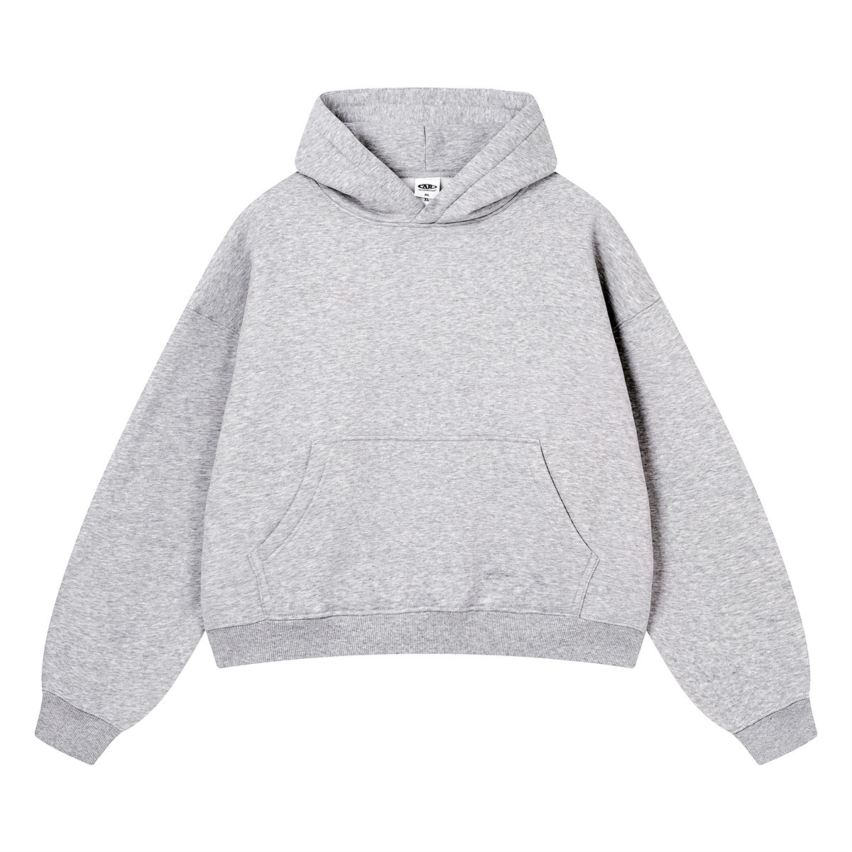 GorgeousBen Men's 355G Fleece Hoodie, Boxy Cropped Streetwear Pullover, Fall Casual, S-XXL