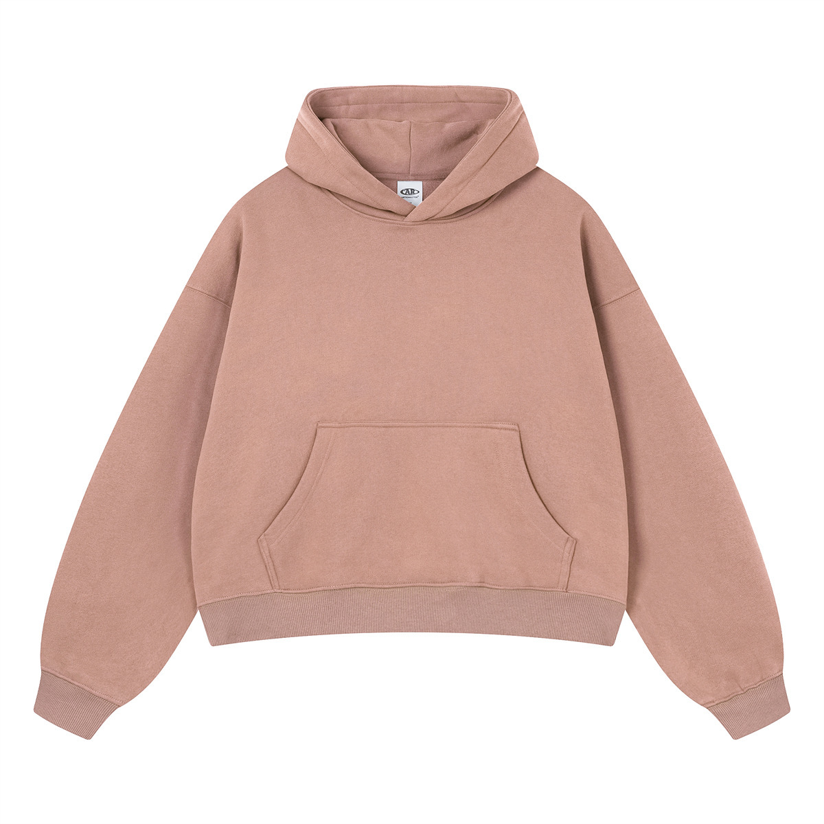 GorgeousBen Men's 355G Fleece Hoodie, Boxy Cropped Streetwear Pullover, Fall Casual, S-XXL