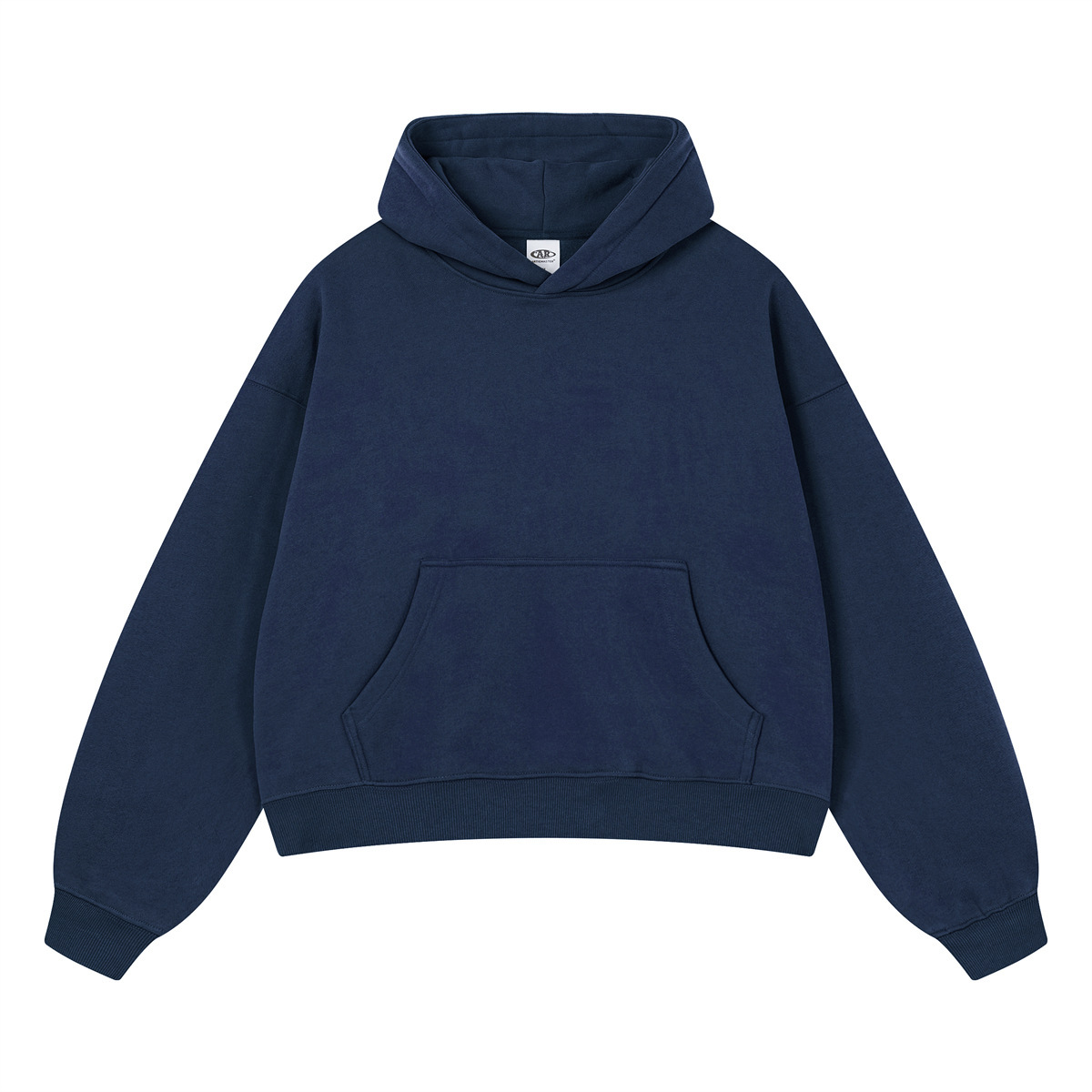 GorgeousBen Men's 355G Fleece Hoodie, Boxy Cropped Streetwear Pullover, Fall Casual, S-XXL