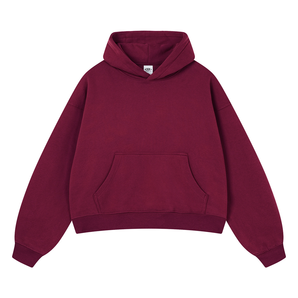GorgeousBen Men's 355G Fleece Hoodie, Boxy Cropped Streetwear Pullover, Fall Casual, S-XXL