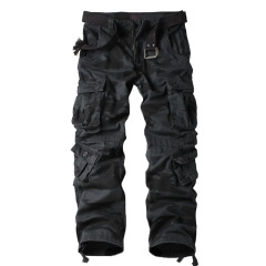 Eight pockets black camouflage