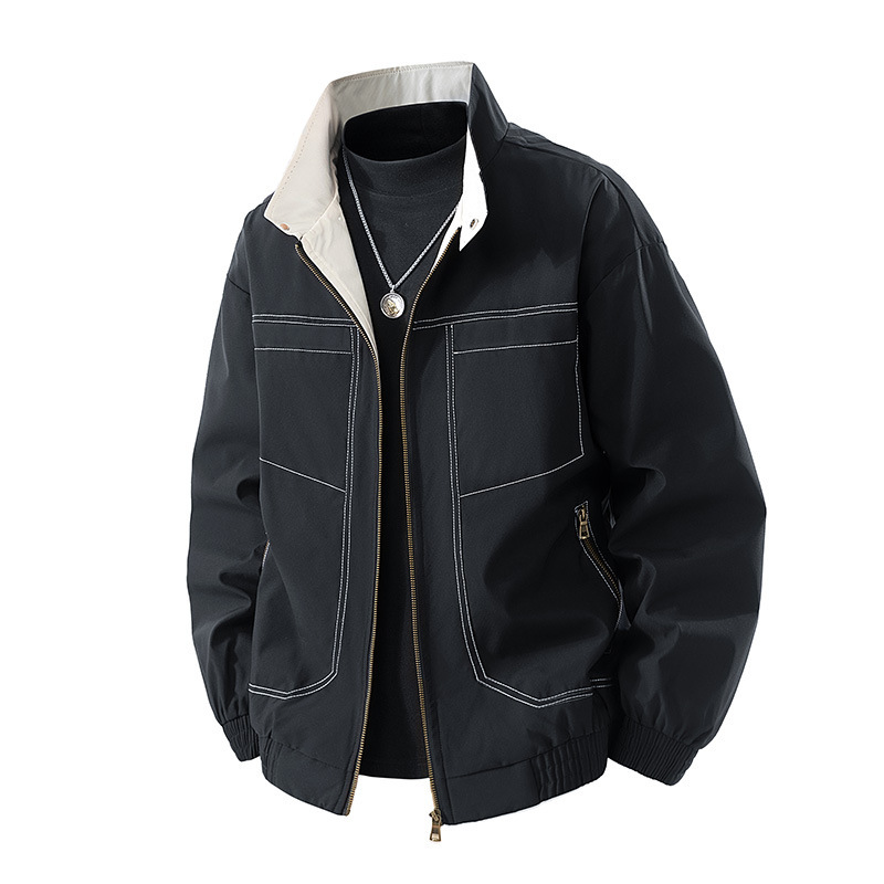 Ola Autumn Japanese Style Trendy Brand Jacket Men's New Loose Casual Fashion Jacket Loose Fit