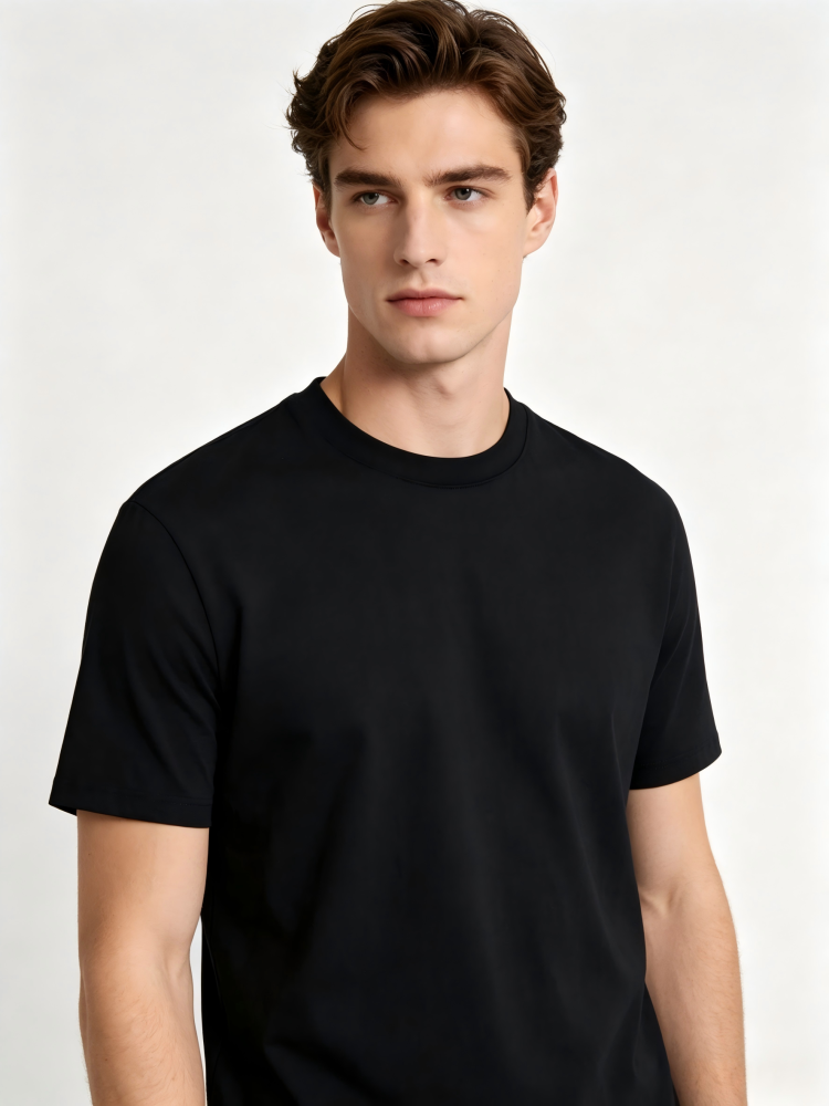 Custom Your Logo 100% Cotton round neck T-shirt for men Customize Any Deisgn Style Print BN2101T