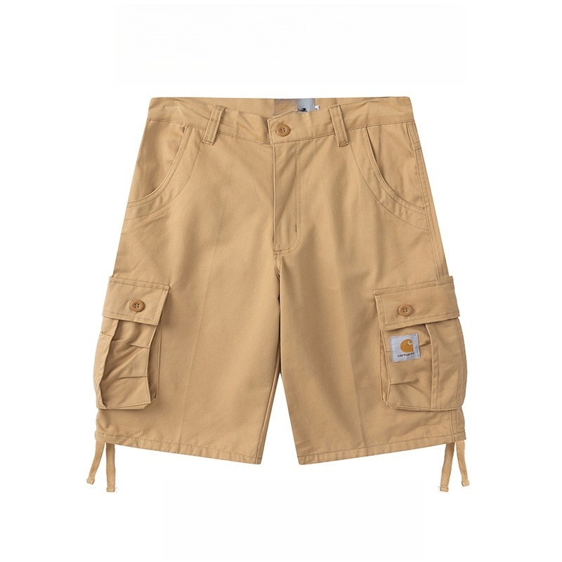 GorgeousBen Men’s Loose Fit Cargo Shorts, 97% Cotton 220gsm, Multi-Pocket, Casual Streetwear, Quick-Dry, M-XXL for Summer Daily Wear