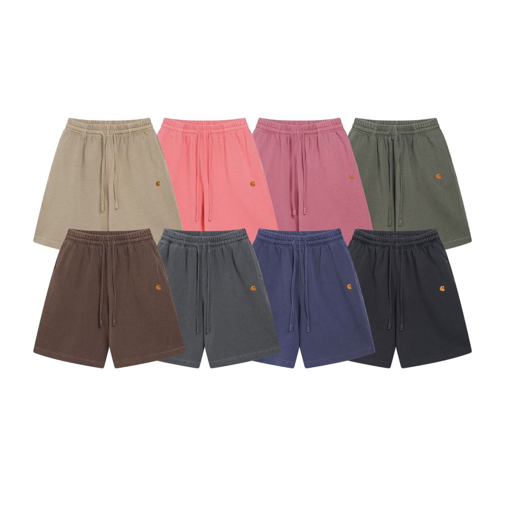 GorgeousBen Men's 2-Piece Washed Cotton T-Shirt & Shorts Set, Loose Fit, Multi-Color, Summer Casual Streetwear Outfit, M-2XL