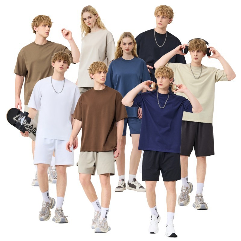 Men's clothing | Summer 150g Solid Color Youth Loose Sports Men's T-Shirt Solona Cool Round Neck Quick-Drying Short-Sleeved Men's T-Shirt