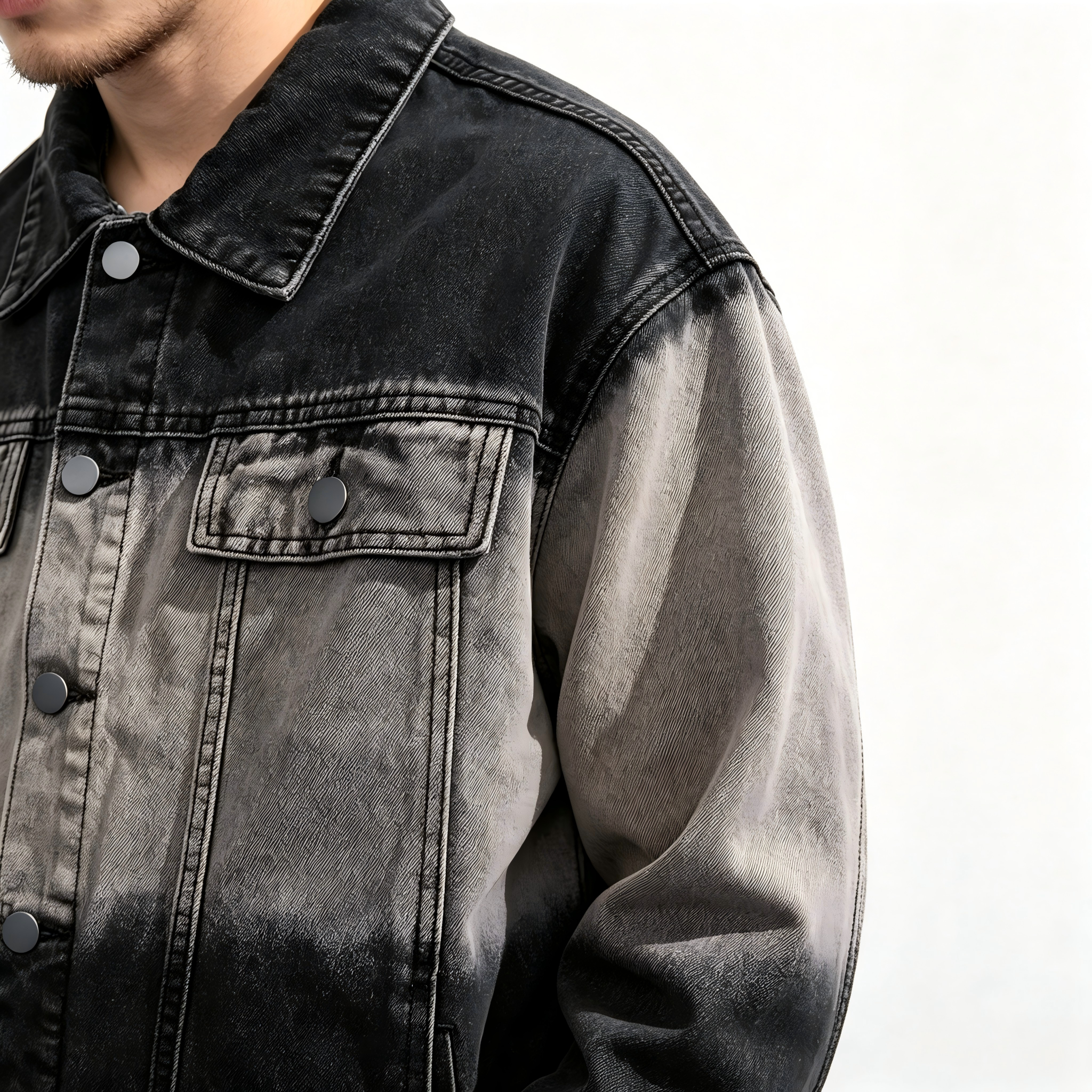 GrogeousBen  Men's Casual Slim Fit Denim Jacket  Jeans Jacket for Men Fashion Coat