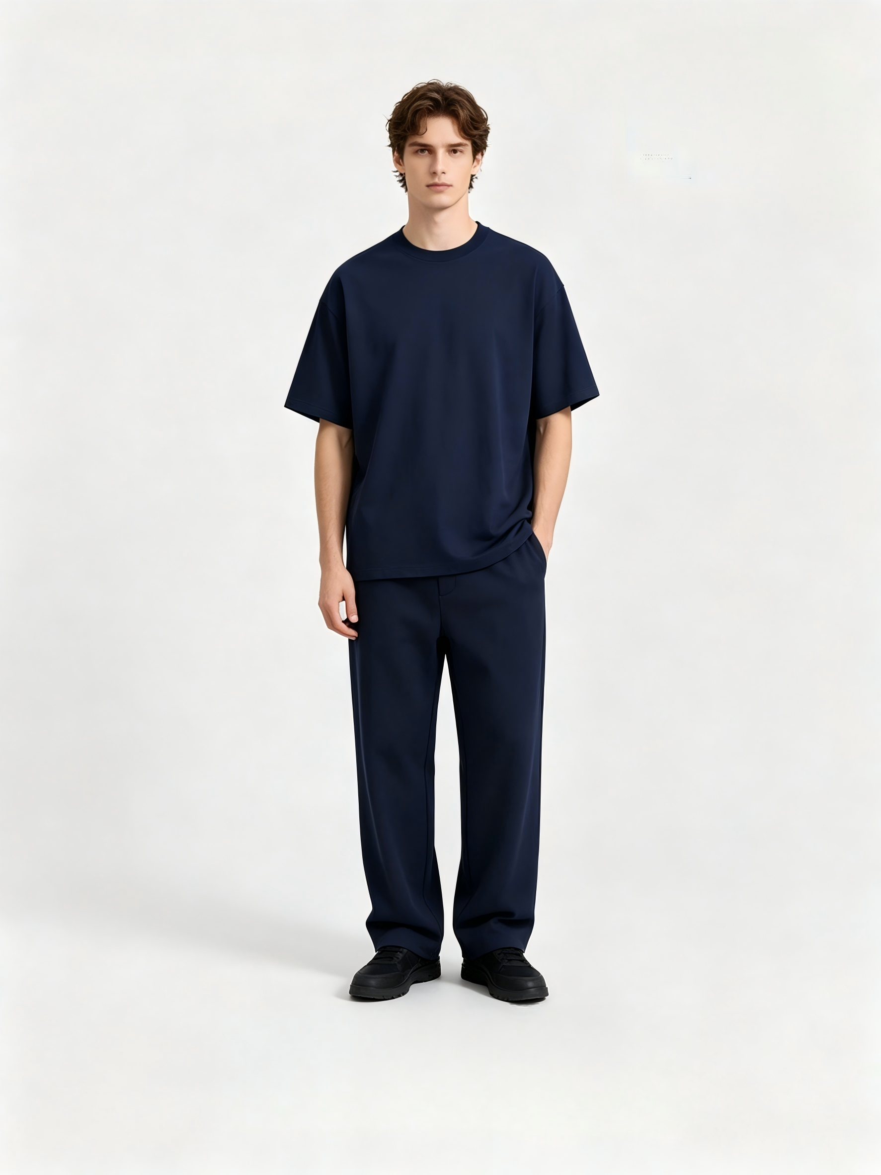 GorgeousBen Men's 150G Sorona Quick Dry Loose Fit Short Sleeve T-Shirt