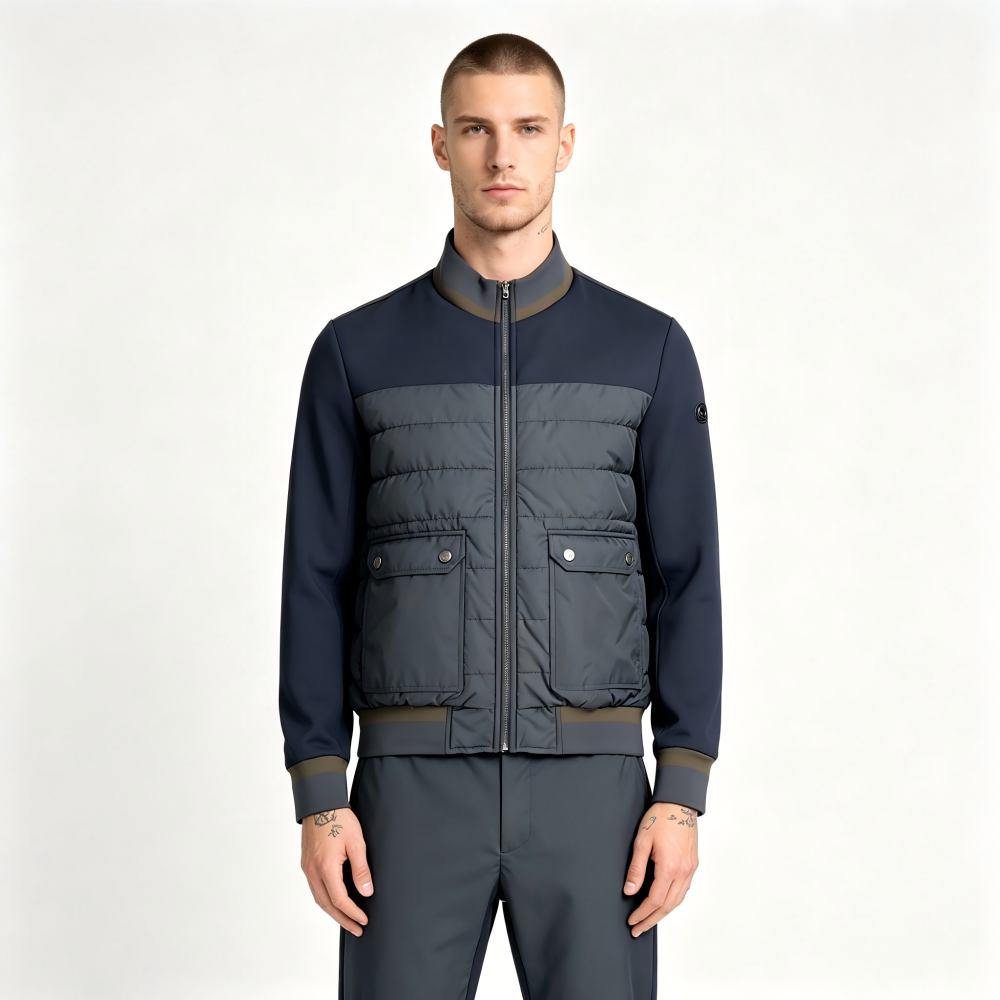 GorgeousBen GB-BV040A Men Cotton Jacket Black