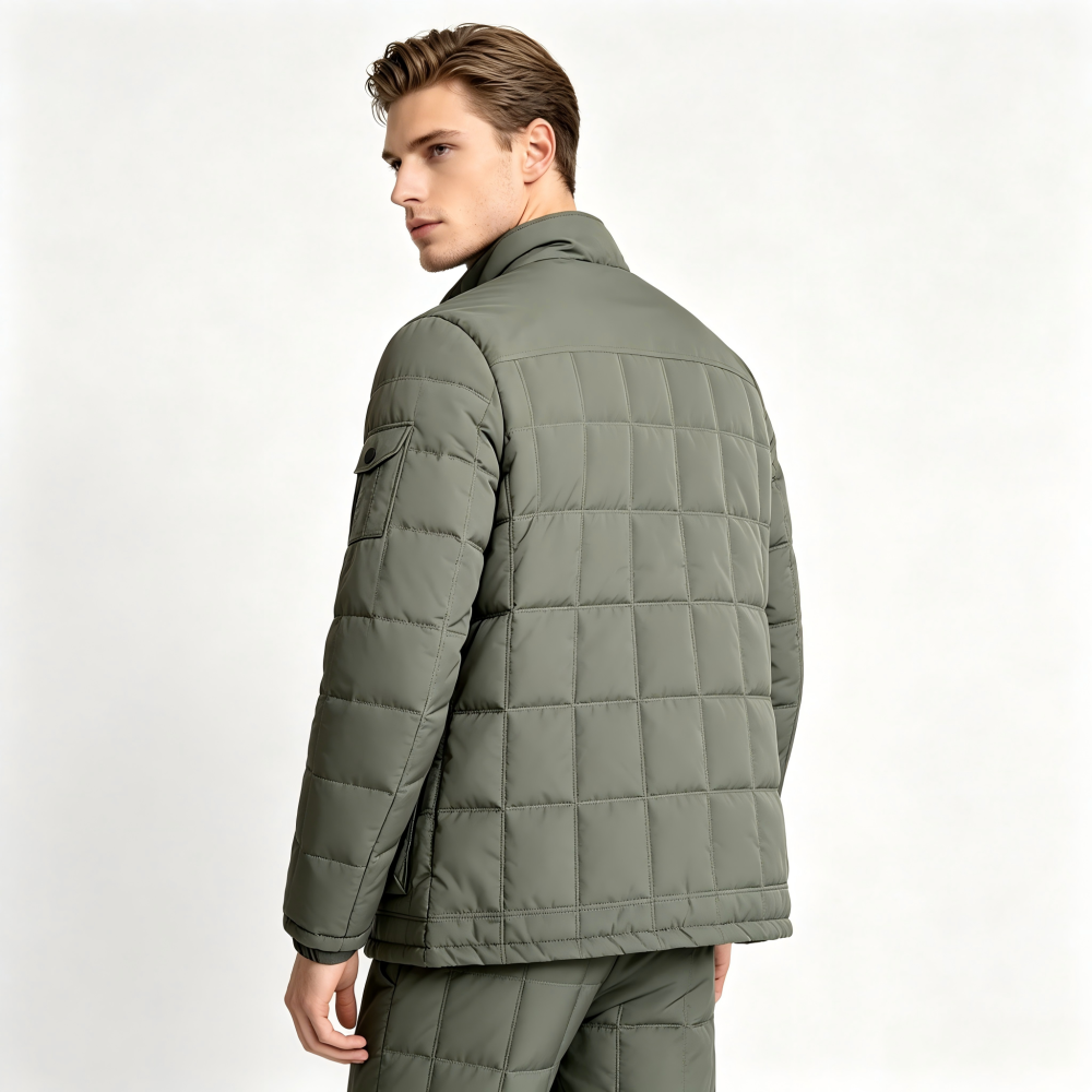 GorgeousBen Men's Casual Windproof Jacket Detachable Hood Windproof Cuff Solid Color Outdoor Daily Wear Coat All Season Size M-3XL