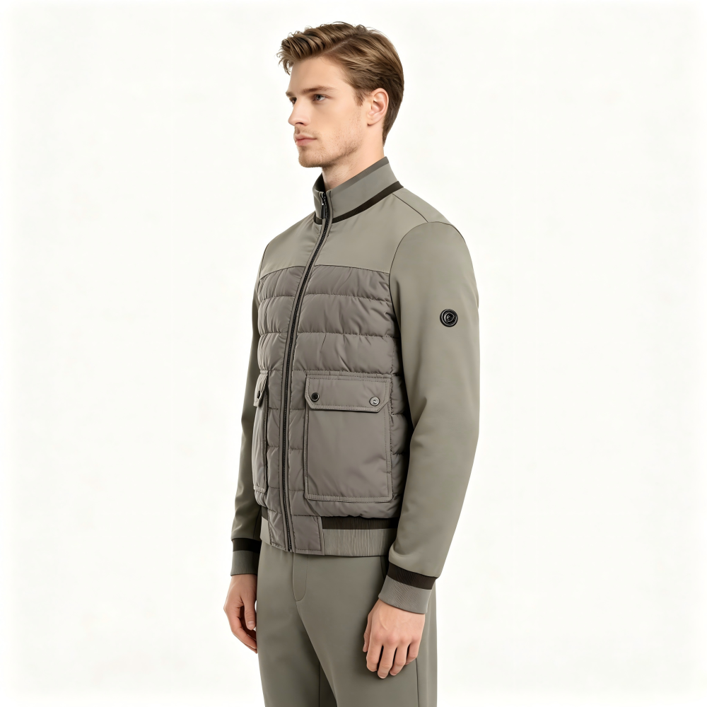 GorgeousBen Men Winter Cotton Jacket Warm Windproof Standard Size