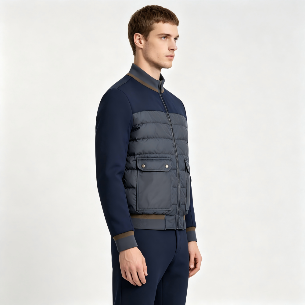 GorgeousBen Men Winter Cotton Jacket Warm Windproof Standard Size