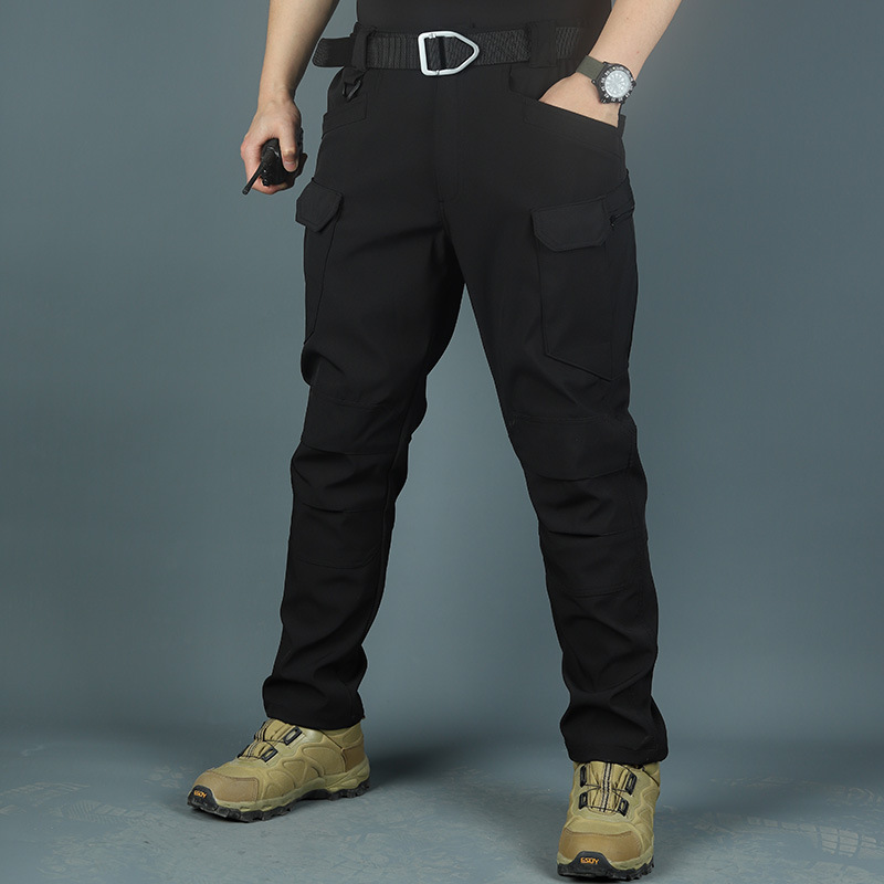 GorgeousBen Men's Tactical Camo Cargo Pants, Multi-Pocket, Quick-Dry, Outdoor Wear