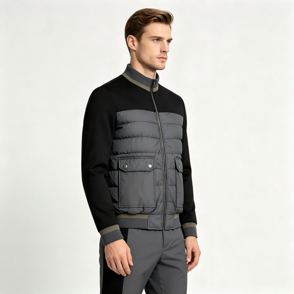 GorgeousBen Men Winter Cotton Jacket Warm Windproof Standard Size