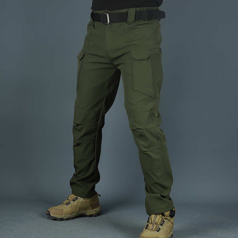GorgeousBen Men's Tactical Camo Cargo Pants, Multi-Pocket, Quick-Dry, Outdoor Wear