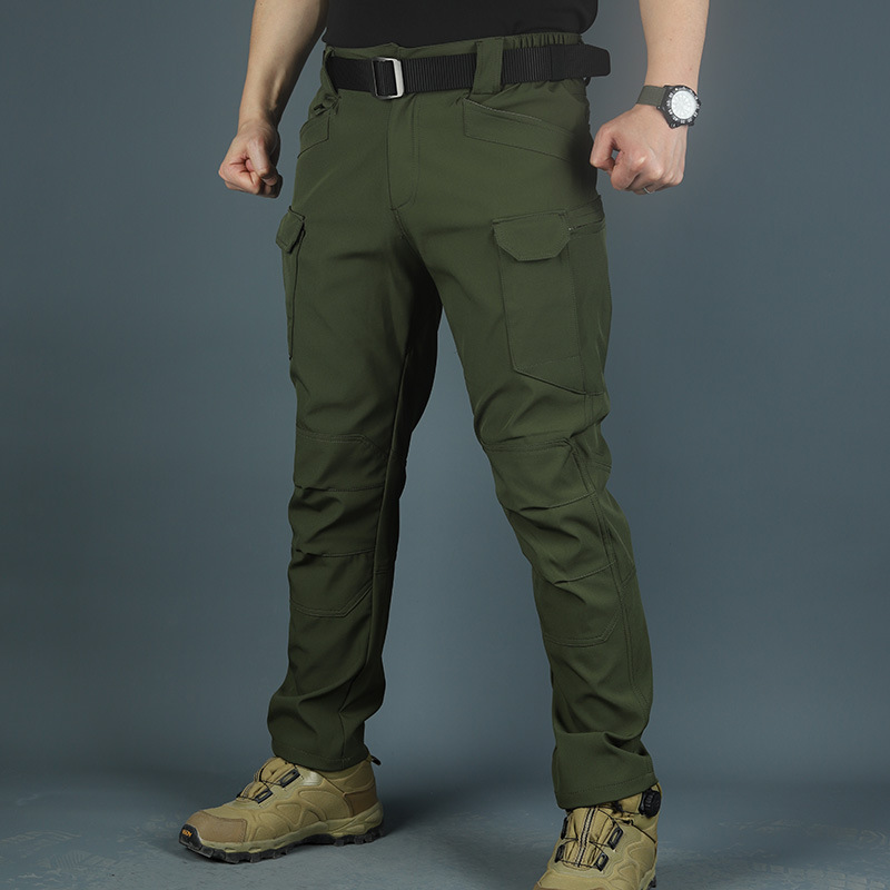 GorgeousBen Men's Tactical Camo Cargo Pants, Multi-Pocket, Quick-Dry, Outdoor Wear