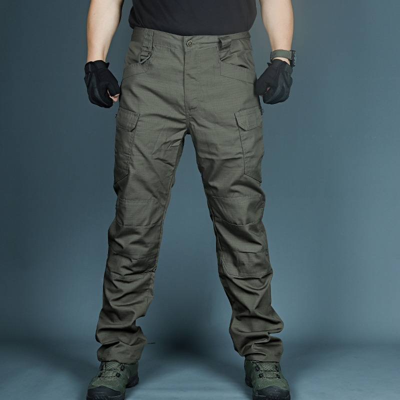GorgeousBen Men's Camo Tactical Cargo Pants, Multi-Pocket Outdoor Wear