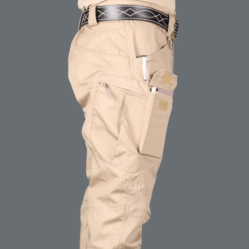 GorgeousBen Men's Camo Tactical Cargo Pants, Multi-Pocket Outdoor Wear
