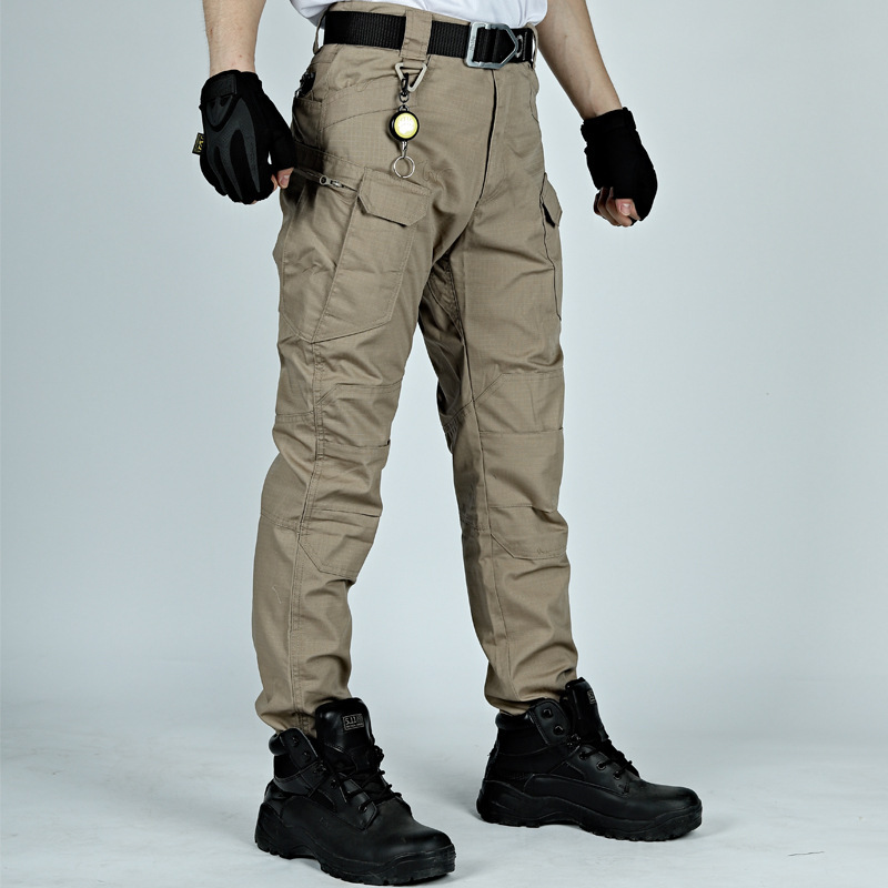 GorgeousBen Men's Camo Tactical Cargo Pants, Multi-Pocket Outdoor Wear