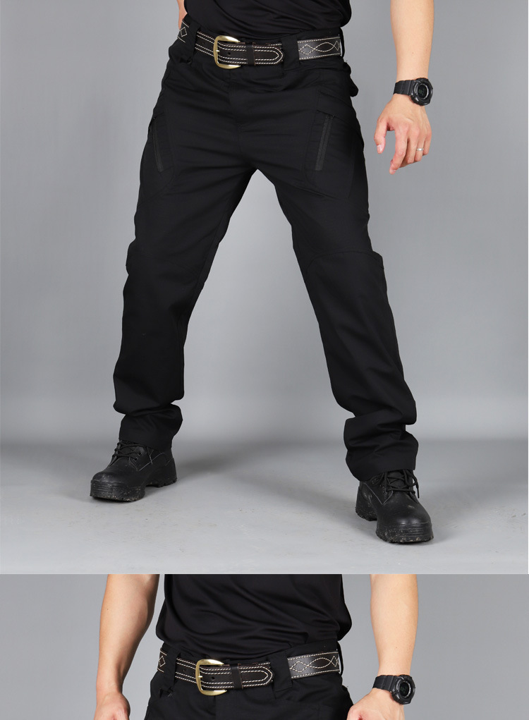 GorgeousBen Men's Camo Tactical Cargo Pants, Multi-Pocket Outdoor Wear