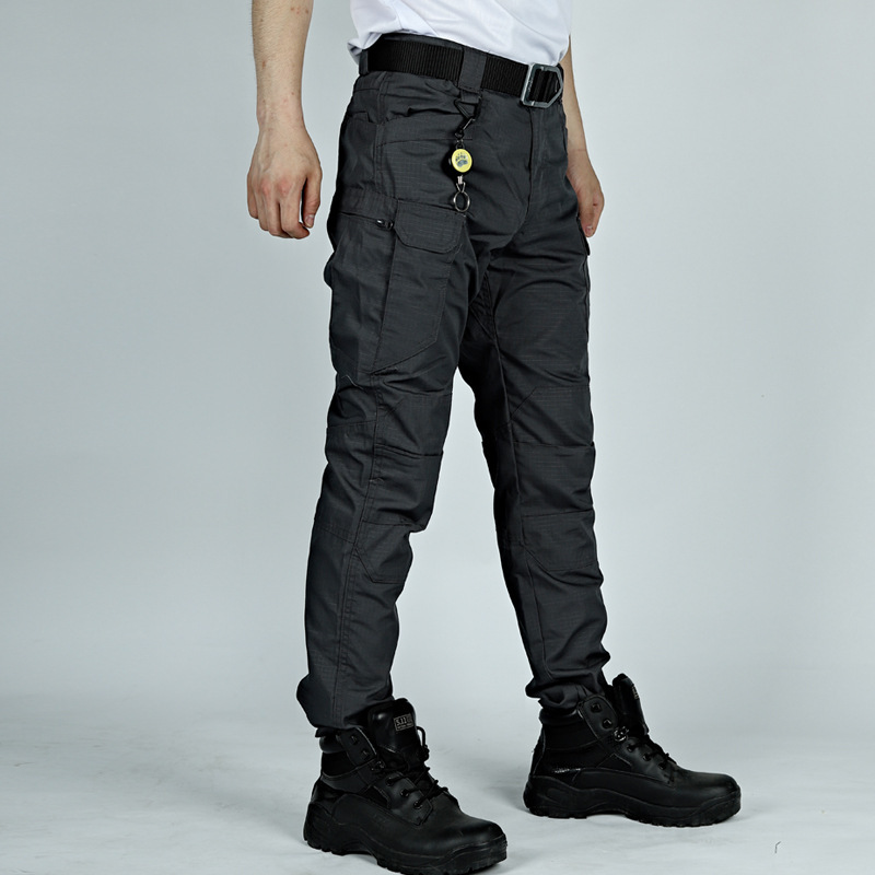 GorgeousBen Men's Camo Tactical Cargo Pants, Multi-Pocket Outdoor Wear