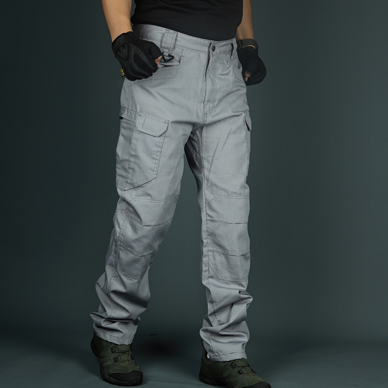 GorgeousBen Men's Camo Tactical Cargo Pants, Multi-Pocket Outdoor Wear