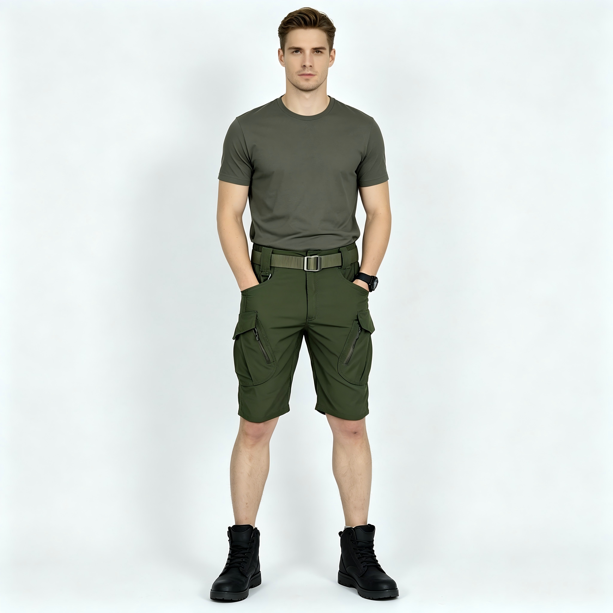 GorgeousBen Men’s Tactical Cargo Shorts Quick Dry Lightweight