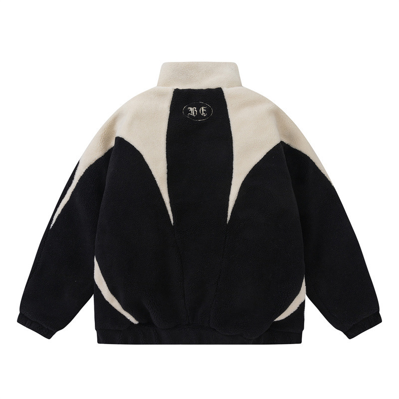 GorgeousBen Men’s Color Block Fleece Lined Puffer Jacket
