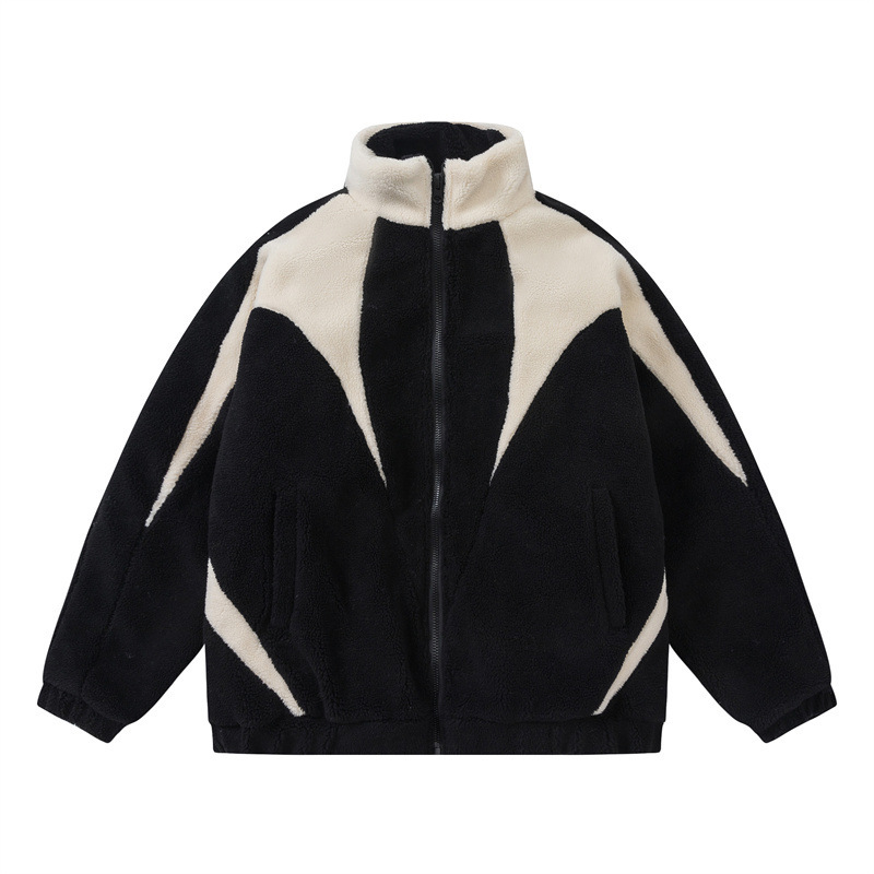 GorgeousBen Men’s Color Block Fleece Lined Puffer Jacket