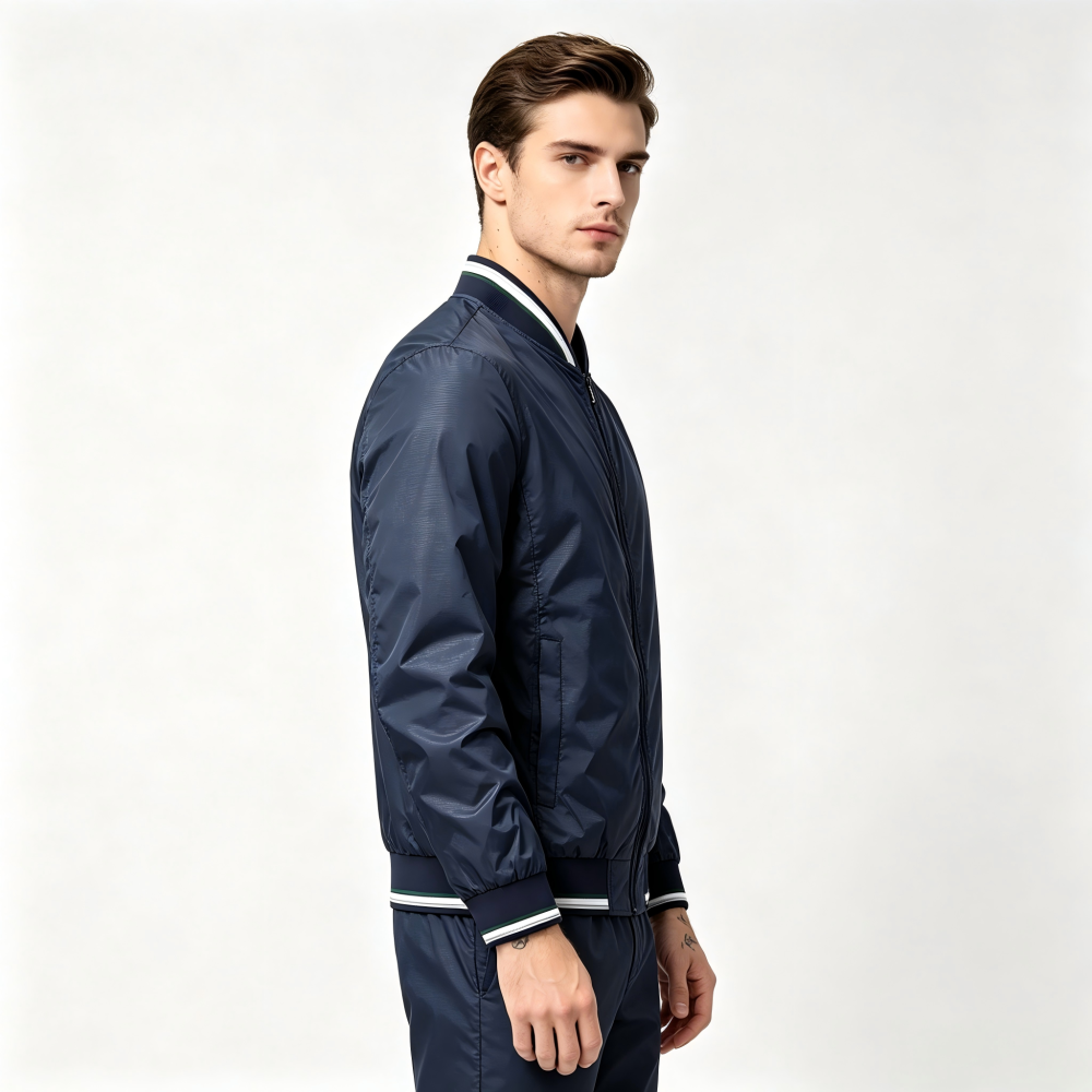 GorgeousBen Men's Casual Fleece Lined Stand Collar Jacket for Winter Outdoor Commute