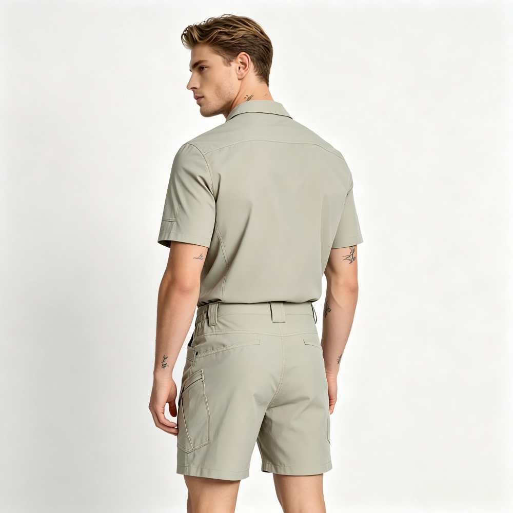 GorgeousBen Men's Quick-Dry Tactical Cargo Shorts, Multi-Pocket Casual Work Shorts