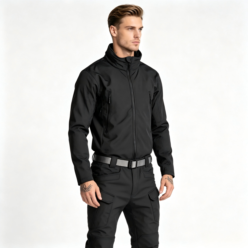 GorgeousBen Men's Tactical Softshell Suit, Waterproof Windproof Outdoor Set