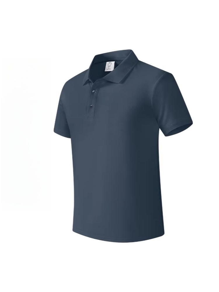 GorgeousBen Men's Slim Fit Polo Shirt, Solid Color, Breathable, Short Sleeve