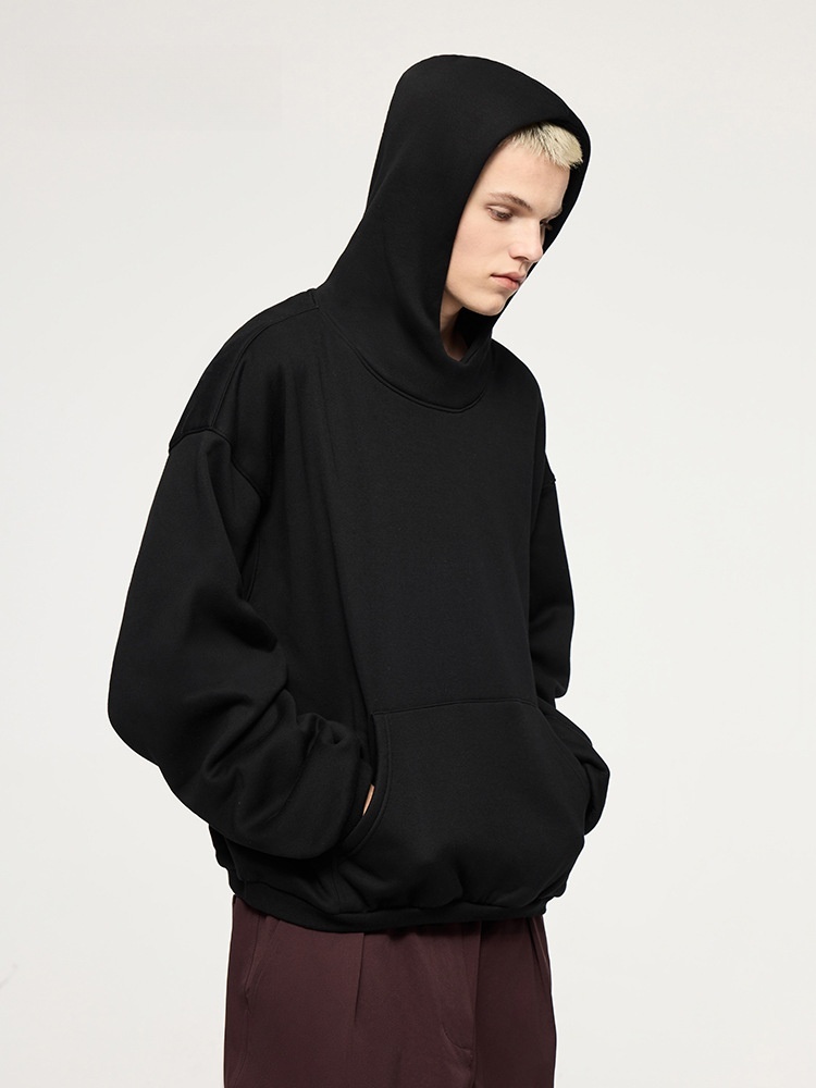 GorgeousBen Men's Oversized Hoodie, 325GSM Casual Streetwear Sweatshirt