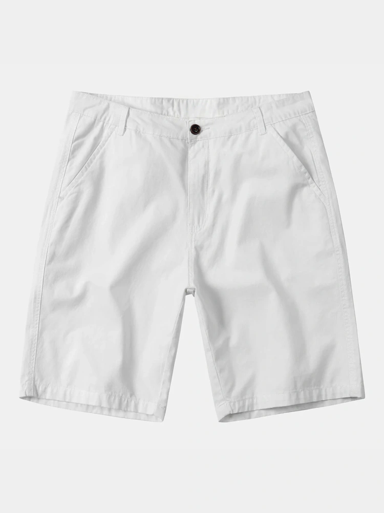 GorgeousBen Men's Breathable Cotton Casual Shorts, Lightweight Summer Outfit