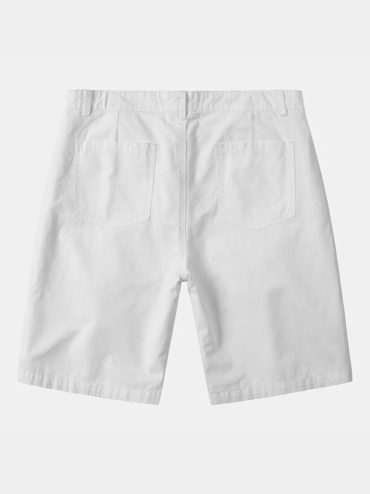 GorgeousBen Men's Breathable Cotton Casual Shorts, Lightweight Summer Outfit