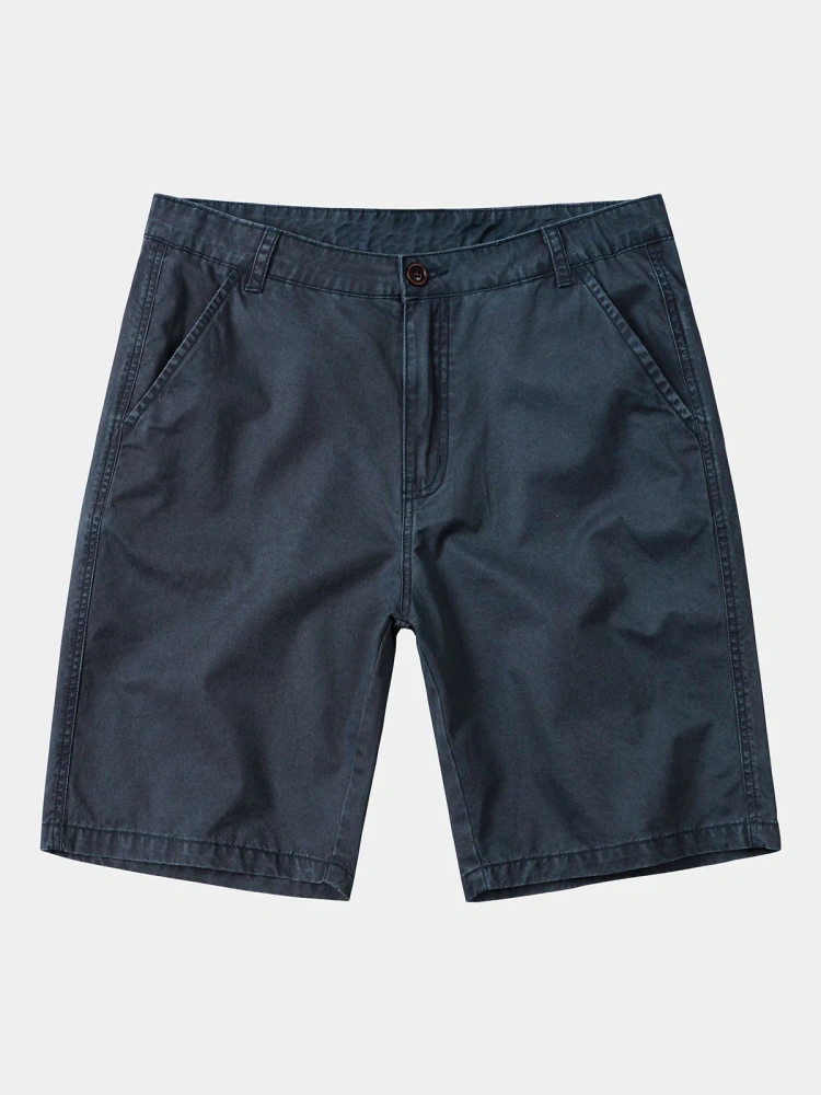 GorgeousBen Men's Breathable Cotton Casual Shorts, Lightweight Summer Outfit