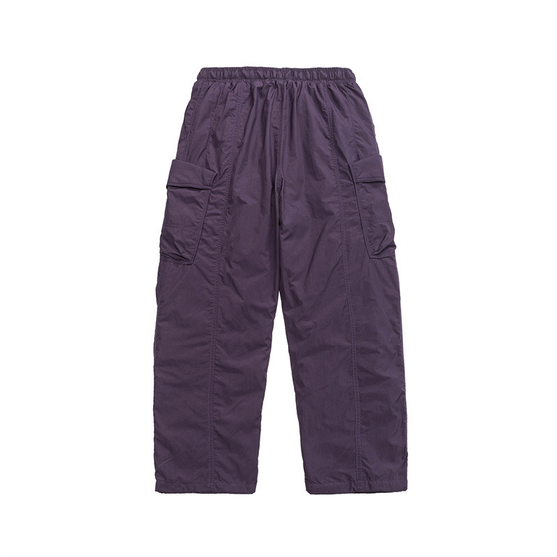GorgeousBen Men's 90% White Duck Down Loose Cargo Winter Pants