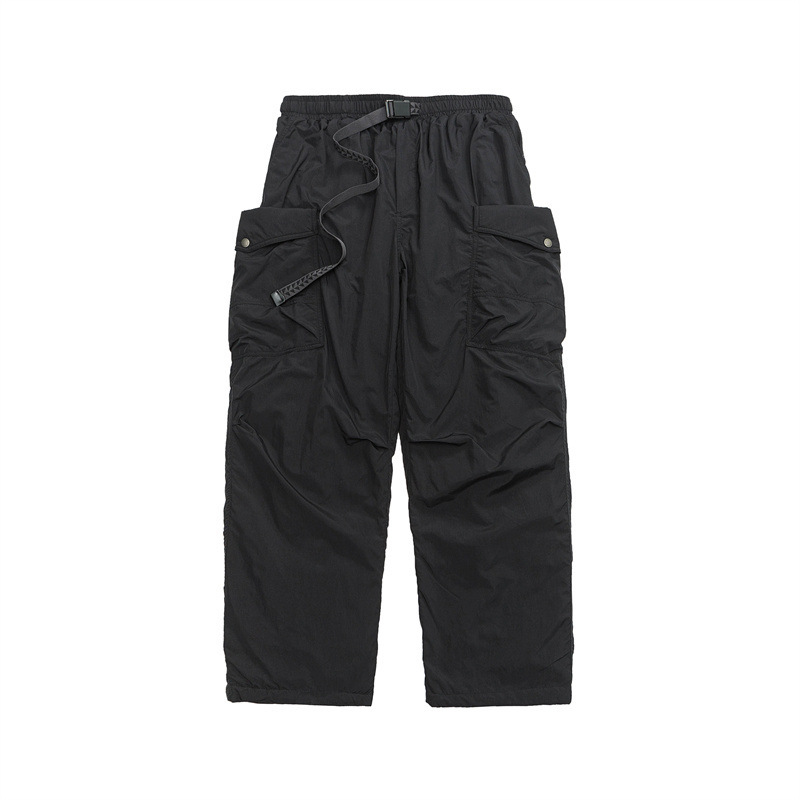 GorgeousBen Men's 90% White Duck Down Loose Cargo Winter Pants