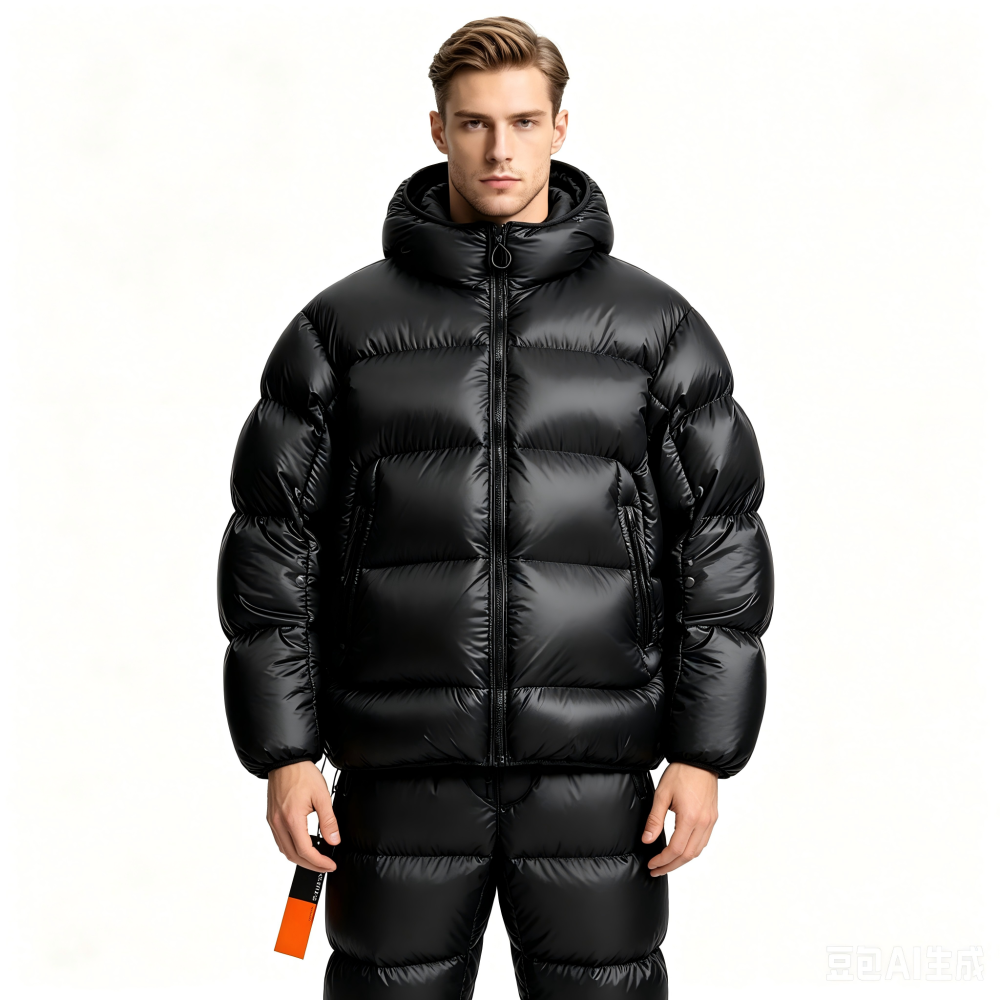 GorgeouBen Cotton jacket for men and women, loose hooded cotton jacket, thick and warm pullover jacket, cotton jacket, trendy brand