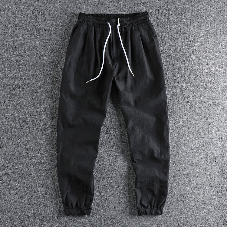 GrogeousBen Men's  Joggers Pants Solid Thin Cargo Sweatpants Male Multi-pocket Trousers New Men Sportswear Custom Made Size Fleece