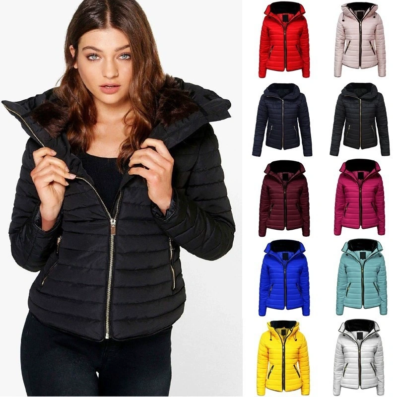 GorgeousBen ladies puffer jacket with hooded  BN2203