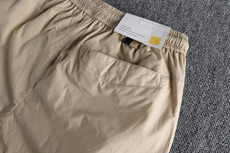 GrogeousBen  Spring and summer new thin fabric washed and aged casual pants for men, slightly elastic comfortable straight leg youth workwear retro long pants trend.