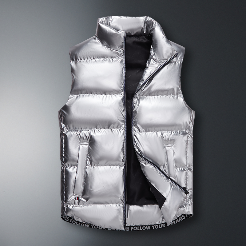 GorgeousBen   men's vests waistcoats Sleeveless coat warm down cotton plus size men's vests winter coat men