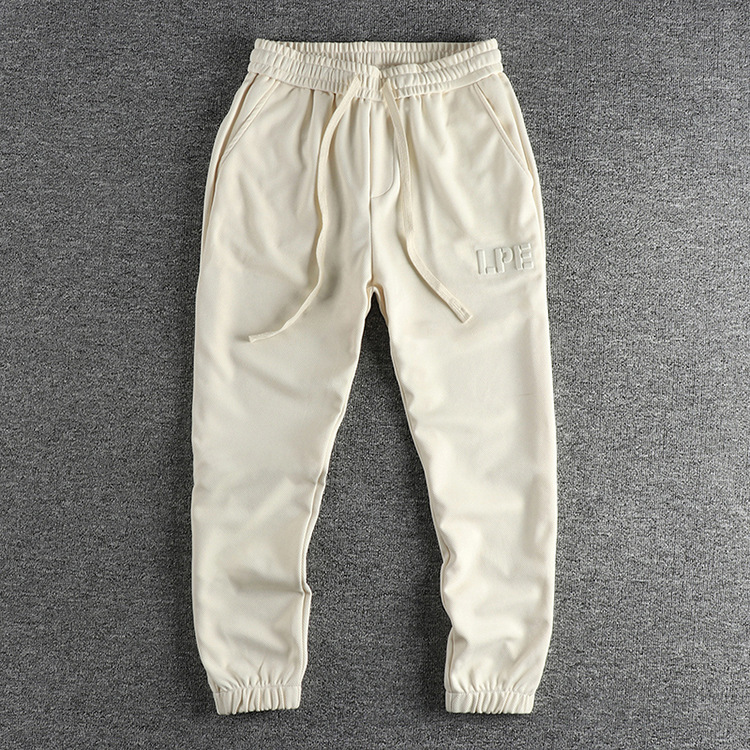 GrogeousBen Men's  Mens Sweat Pants Athletic Embossed Design Cotton Men Jogging Pants Sweatpants