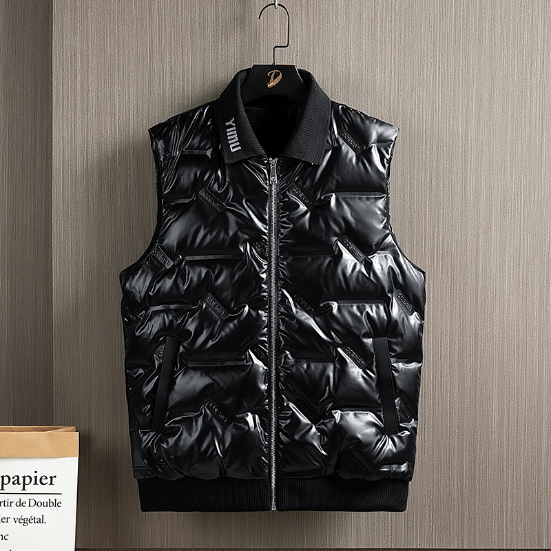 Men Jacket Winter Women Vest Down Cotton Sleeveless Jacket Waistcoat Mans Warm Coat