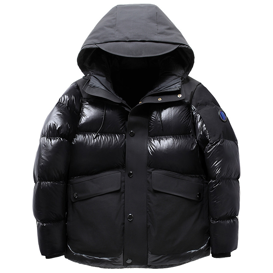 GorgeousBen Winter white duck down thick cold-proof Parka men's jackets cold winter down puffer jacket Men